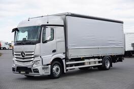 Mercedes Benz - ACTROS / 1840 / ACC / E 6 / rampa / 17 PALETA kamion sa klizna zavesa cerada / DO...
