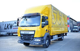 DAF - LF 250 kamion s ceradom + rampa / LTK484