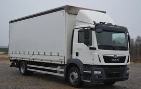 MAN - TGM 15.250  kamion sa kliznom ceradom + rampa/ LTK485