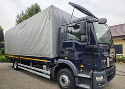 MAN - TGM 12.250  kamion s ceradom + rampa / LTK487