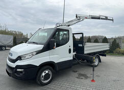 Iveco - Daily 35C14  3 s kiper + Kran / LTK864