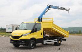 Iveco - Daily 72-160 3 s kiper + Kran / LTK865
