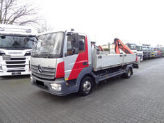 Mercedes Benz - Atego 818 / kran Palfinger 6501 / kamion s ravnom platformom / MO3180