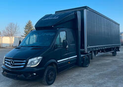 Mercedes Benz - Sprinter 519 CDI / rampa / doka / tegljač + poluprikolica s ceradom / MO3203