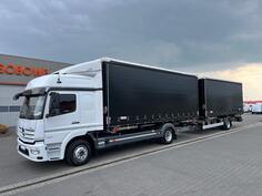 Mercedes Benz - Atego 1227 / BDF / SWAP CHASSIS / kamion sa klizna zavesa cerada / GRI-0585