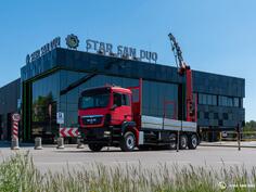 MAN - TGS 35.400 8x4 Palfinger PK 34002 kran / kamion s ravnom platformom / STR-0681
