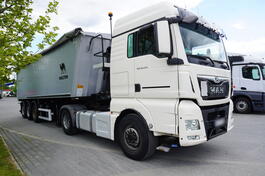 MAN - TGX 18.470 4x4H tegljač / Wielton NW-3 kiperska poluprikolica / tegljač + poluprikolica / F...