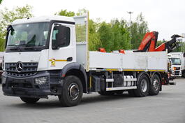 Mercedes Benz - Arocs 2536 6x2 / 200.000 km / Fassi F195 dizalica / rotator / Pilo kamion sa ravn...