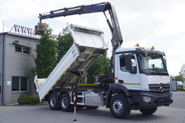 Mercedes Benz - Arocs 2636 6×4 / 100 tho. km! / HIAB X-Hiduo 188 / rotator / 3-s kiper / FHM-0059
