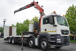 MAN - TGS 35.360 8×2 / FASSI F165A.2.22 HDS kran / daljinski upravljač / šlep kamion / FHM-0062