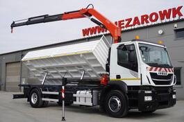 Iveco - Stralis 19.310 / kiper sa dva smera istovara / Fassi F155A.0.23 / daljinsko upravljanje /...