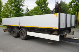 Krone - građevinska prikolica / ravna platforma 18 paleta / nova nadgradnja / FHM-0145