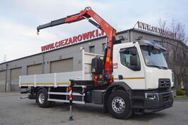 Renault - C280 DTI 8 / FASSI F135A.22 kran / dohvat 8 m / ravna platforma 15 EPAL / FHM-0151