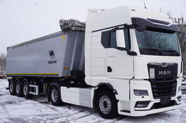 MAN - TGX 18.510 4x2 tegljač / spavaća kabina / 2023 + Wielton NW-3 kiperska poluprikolica / FHM-...