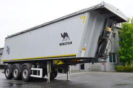 Wielton - NW-3 kiperska poluprikolica / 6,2 t, zapremina 38 m³ / električno preklopni krov / FHM-...