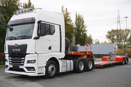 MAN - TGX 28.510 6×2 / Kässbohrer LB2 TIEF-BETT poluprikolica sa niskom platformom / tegljač + po...