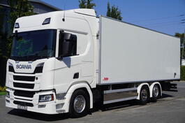 Scania -  R500 kamion hladnjača sa kukom / Kiesling nadogradnja 20 EPAL / Carrier Supra / FHM-0232