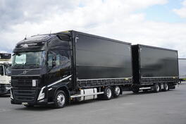 Volvo - FH / 460 / I – SAVE / ACC / EURO 6 / 120 M3 kamion sa klizna zavesa cerada + prikolica sa...
