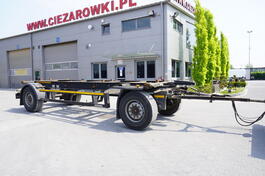 Kogel - AWE 18 , BDF 7,5m , 2 axles , SAF axles prikolica šasije / FHM-0294