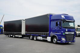 DAF - XF 480 / Euro 6 / ACC / Retarder / Prostorni set 120 m³ / Tegljač sa kliznom ceradom + pri...