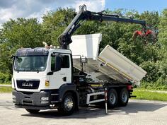 MAN - TGS 26.400 / HIAB 144 E-3 HIDUO / Daljinsko Upravljanje / 6x4 / Kamion Kiper / LUS-1315