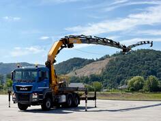 MAN - TGS 26.440 / Tegljač + Dizalica / Daljinsko Upravljanje / 6x6 / Kamion sa Platformom / LUS-...