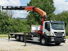 Iveco - Stralis 460 / Platforma 6,65 m / Dizalica / Daljinsko Upravljanje / Kamion sa Otvorenom P...