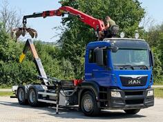 MAN - TGS 26.440 / Abrolkiper / EPSILON M120Z82 / 6x4 / TOP / Kamion sa navlakačem kontejnera i d...