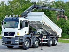 MAN - TGS 35.440 / Kiper 5,60 m / KRAN / FUNK / 8x4 / TOP / Kiper kamion sa dizalicom / LUS-1336