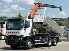 Renault - C 380 / Kiper 5,20 m / Dizalica + daljinsko upravljanje / 6x4 / TOP / Kiper kamion / LU...