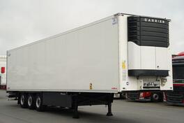 Schmitz Cargobull - / Hladnjača / Carrier Maxima 1300 / Podizna osovina / Korpa za palete / Polup...