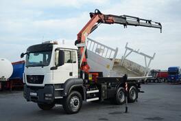 MAN - TGS 26.440 / 6x4 / Kiper sa trostranim istovarom / Hidraulična rampa / Bordmatic / Kamion k...