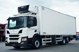 Scania - P 320 / Hladnjača / 6x2 / Solo kamion 9 m / Carrier Supra 1250 MT / Kamion hladnjača / I...