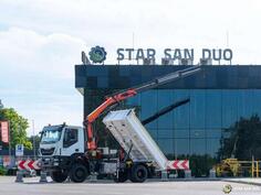 Iveco - TRAKKER 450 4x4 / Palfinger 18002 EH / KRAN / KIPER / Kiper kamion / STR-0689