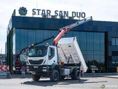 Iveco - TRAKKER 450 4x4 / PALFINGER 18002 EH / KRAN / KIPER / Kiper kamion / STR-0693