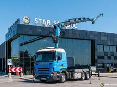 Scania - G440 6x4 / Palfinger PK 34002 SH / Fly Jib / vitlo / platforma / kamion sa ravnom platfo...