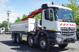Mercedes Benz - Arocs 3236 8×4 / kiper / Fassi F155A.0.22 / 2-smerni / daljinski upravljač / FHM-...