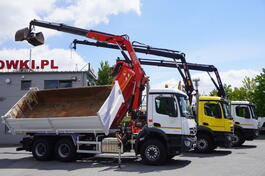 Mercedes Benz - Arocs 2636 6×4 / kiper / HIAB / rotator / 3-smerni kip / 100.000 km / FHM-0317
