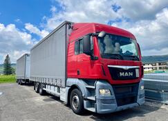MAN - TGX 26.480 / Kamion sa ceradom + prikolica sa ceradom / ACH675