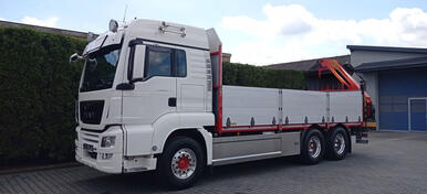 MAN - TGS 33.500 6x4 / + Palfinger Dizalica / Ravna Platforma / Kamion / VLT045