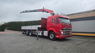 Volvo - FM 380 6x2 / Ravna Platforma + Fassi F185 Dizalica / Kamion / VLT065