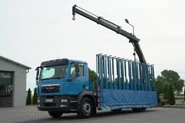 MAN - TGM 18.290 / 4X2 / ZA PREVOZ STAKLA / HDS HIAB 122 E-2 / PLATFORMA / VOZILO ZA PREVOZ STAKL...
