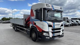 Scania - P410 B 6x2 / 2024 / 90.000 km / HMF 1920K RCS dizalica / Daljinsko upravljanje / Kamion ...