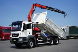 MAN - TGS / 33.420 / Euro 6 / Kiper / HDS FASSI F175 / 6x4 / Hidraulika / DOM-2400
