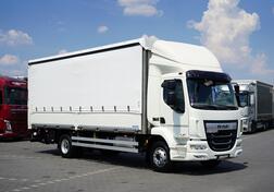 DAF - LF / 260 / Euro 6 / ACC / Kamion sa kliznom ceradom / Utovarna rampa / Nosivost 8.975 kg / ...