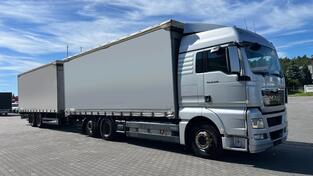MAN - TGX 26.440 / XLX / Euro 5 / Prvi vlasnik / Kamion sa kliznom ceradom + prikolica sa kliznom...
