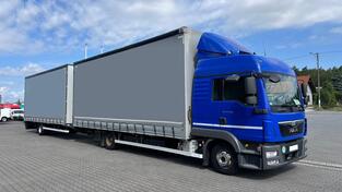 MAN - TGL 12.250 Euro 6 / Kamion sa ceradom / Tandem / Ceradna nadogradnja / GRI-0631