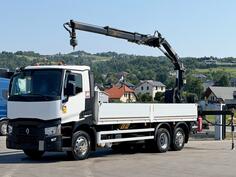 Renault - T 380 / FASSI F120B.2.22 + radio-daljinsko upravljanje / TOP stanje / Kamion sa ravnom ...