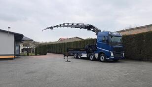 Volvo - FH 460 8x2 / kamion sa ravnom platformom / HIAB 1055 E8 + JIB X150-6 dizalica / VLT071