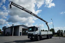 Mercedes Benz -  Arocs 2636 / 6x4 / kran / kamion sa ravnom platformom / IMP-4737